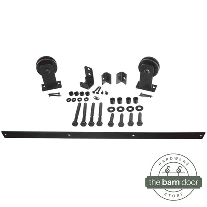 Mini Straight Top Mount Barn Door Hardware