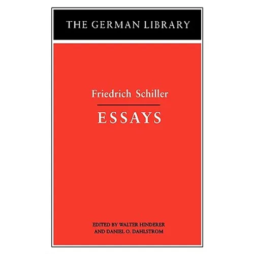 Essays: Friedrich Schiller - Paperback