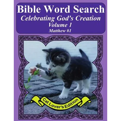 Bible Word Search Celebrating God's Creation Volume 1: Matthew #1 Extra Large Print - Paperback