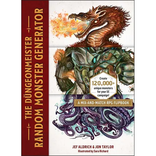 The Düngeonmeister Random Monster Generator: A Mix-And-Match RPG Flipbook - Hardcover
