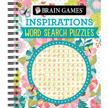 Brain Games - Inspirations Word Search Puzzles - Spiral