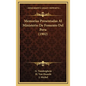 Memorias Presentadas Al Ministerio De Fomento Del Peru (1902) - Hardcover
