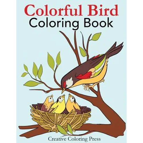 Colorful Bird Coloring Book - Paperback