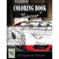 Supercar Modern Model Greyscale Photo Adult Coloring Book, Mind Relaxation Stress Relief: Just added color to release your stress and power brain and - Paperback