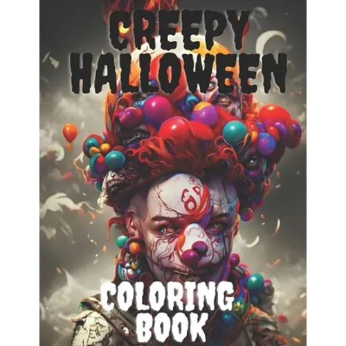 Creepy Halloween coloring book - Paperback