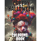 Creepy Halloween coloring book - Paperback