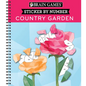 Brain Games - Sticker by Number: Country Garden (13 Images to Sticker) - Spiral