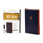 Rvr60, Santa Biblia, Letra Supergigante, Leathersoft, Azul, Con Cierre, Comfort Print - Leather