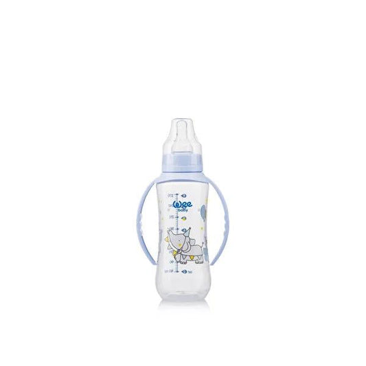 Wee Baby Kulplu PP Biberon 745 270 ml Baby Bottle for 6-18 Months - Enhances Grip & Feeding Experience