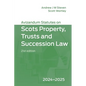 Avizandum Statutes on Scots Property, Trusts and Succession Law: 2024-2025, 21st Edition - Paperback
