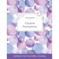 Adult Coloring Journal: Cocaine Anonymous (Turtle Illustrations, Purple Bubbles) - Paperback