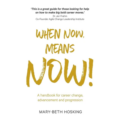 When Now, Means Now!: A handbook for career change, advancement, and progression - Paperback
