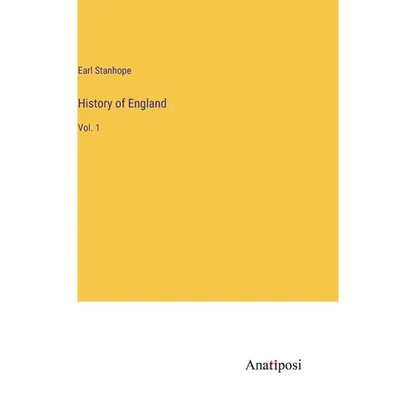 History of England: Vol. 1 - Hardcover