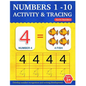 Numbers 1-10: Activity and Tracing Workbook for Kids Ages 3-5 - Paperback