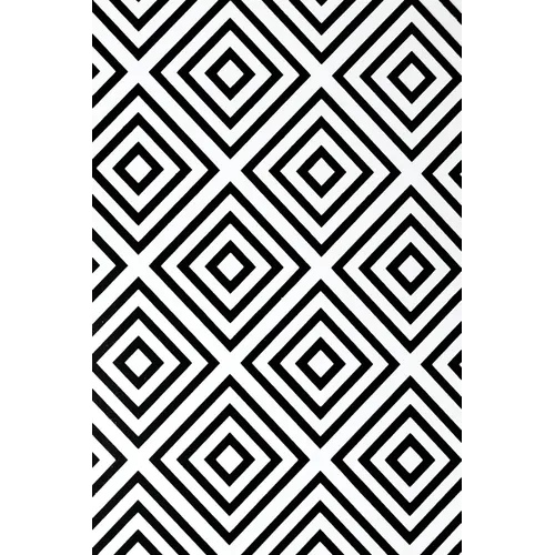 Hardcover Classic Notebook: 256 Lined Page Notebook, 7-x-10-inch, Black and White Geometric: 256 Lined Page Notebook, 7-x-10-inch, Black and White - Hardcover