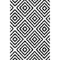 Hardcover Classic Notebook: 256 Lined Page Notebook, 7-x-10-inch, Black and White Geometric: 256 Lined Page Notebook, 7-x-10-inch, Black and White - Hardcover