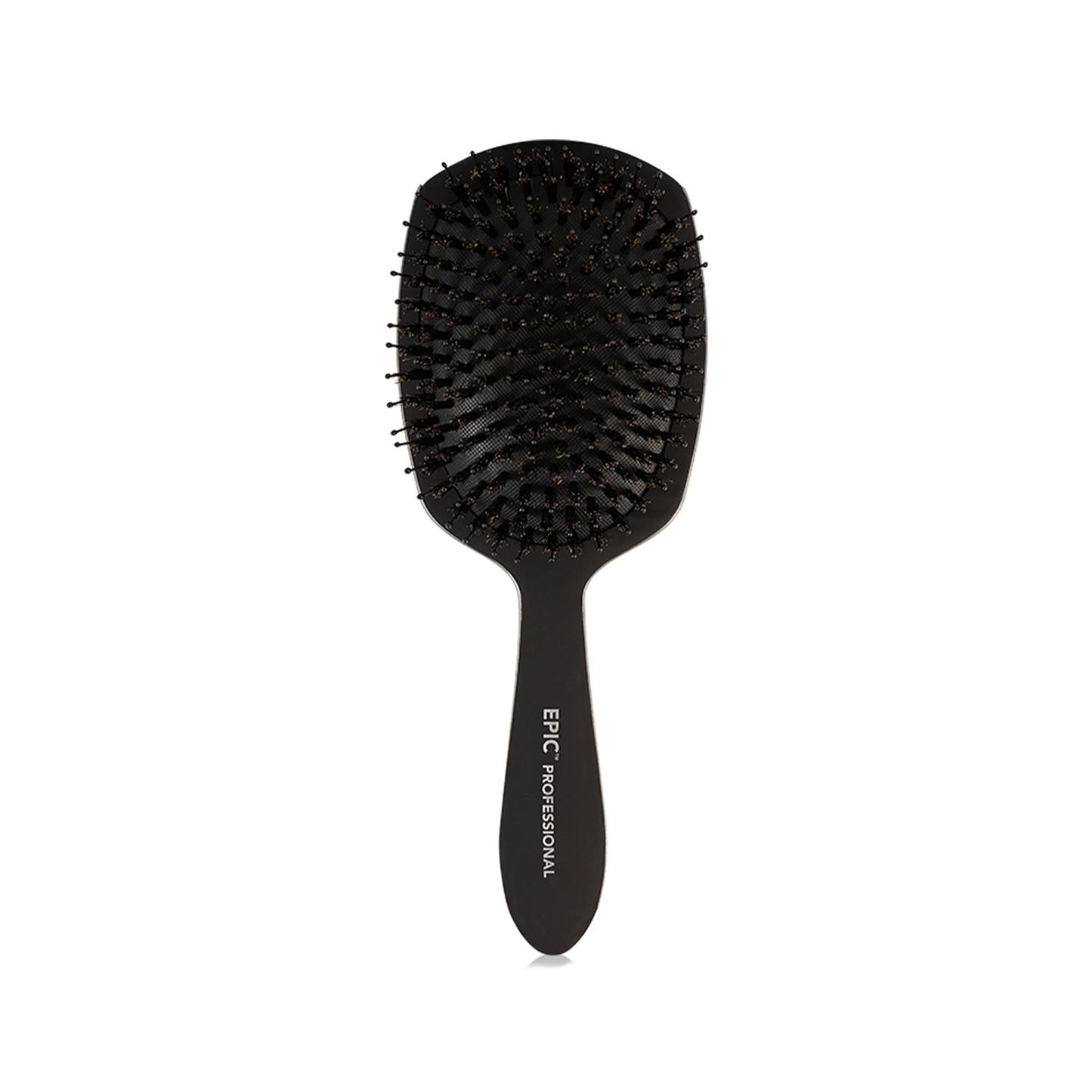 Wet Brush Epic Deluxe Shine Enhancer Black Hair Brush - Gentle Detangling, Shine Enhancement & Durable Bristles