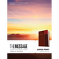 Message-MS-Large Print Numbered: The Bible in Contemporary Language - Imitation Leather