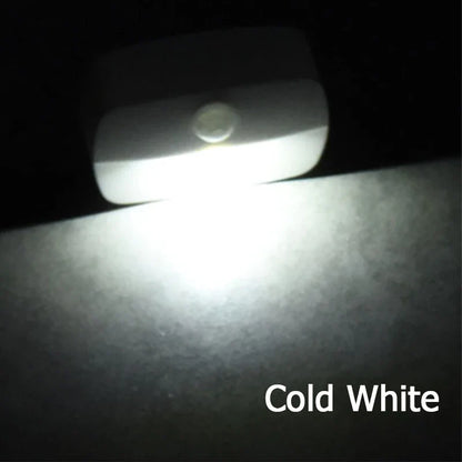 LED Motion Sensor Night Light EU Plug 220V – Plug-In Wall Lamp for Hallway, Stair, Kitchen & Bedroom