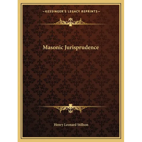 Masonic Jurisprudence - Paperback