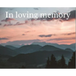 Condolence book for funeral landscape (Hardcover): Memory book, comments book, condolence book for funeral, remembrance, celebration of life, in lovin - Hardcover