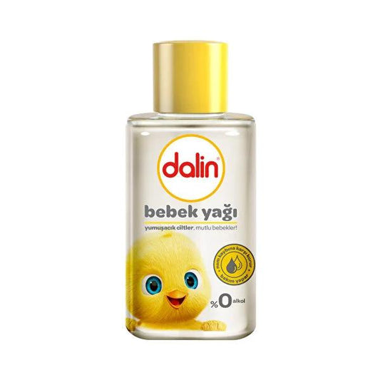 Dalin Hypoallergenic Baby Oil: Gentle & Dermatologically Tested for Infant Massage - Paraben, Dye & Alcohol-Free - 1.69 fl oz