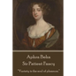 Aphra Behn - Sir Patient Fancy: "Variety is the soul of pleasure." - Paperback