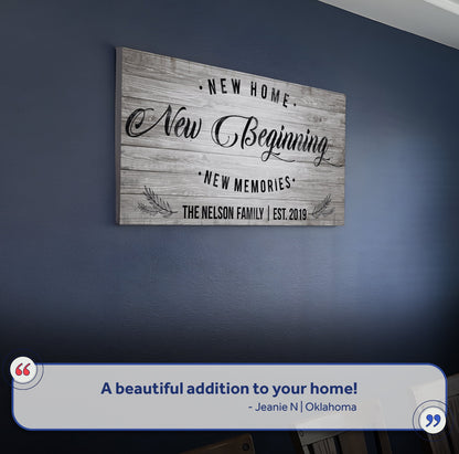 New Home Sign