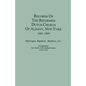Records of the Reformed Dutch Church of Albany, New York, 1683-1809: Marriages, Baptisms, Members, Etc. Excerpted from Year Books of the Holland Socie - Paperback
