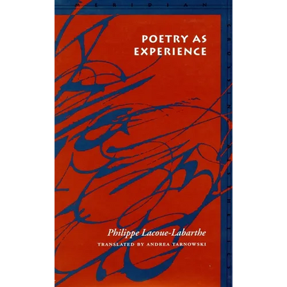 Poetry as Experience - Paperback