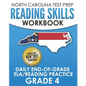 NORTH CAROLINA TEST PREP Reading Skills Workbook Daily End-of-Grade ELA/Reading Practice Grade 4: Preparation for the EOG English Language Arts/Readin - Paperback