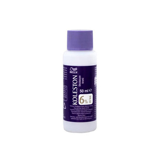 Wella Koleston Peroksit 6% Hair Dye Oxidizing Cream for Black & Brown Hair Colors - Effective 6% Hydrogen Peroxide Developer