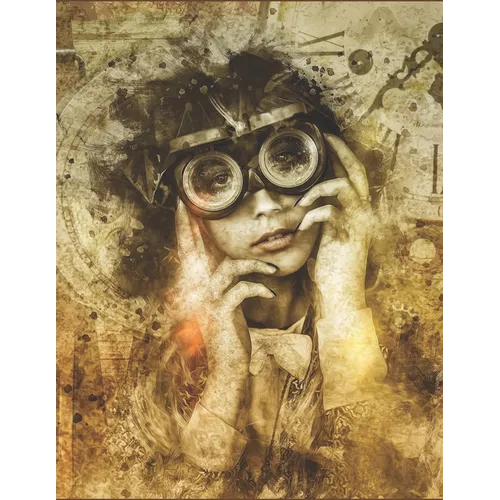 Steampunk Aviator Composition Notebook - Paperback