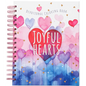 Joyful Hearts: Devotional Coloring Book - Spiral
