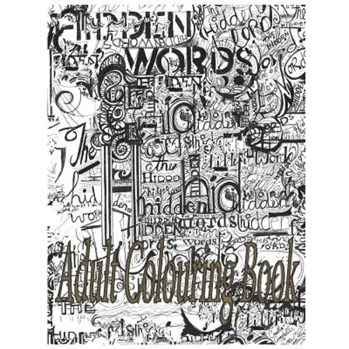 Hidden Words: Adult Colouring Book - Paperback