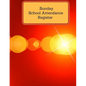Sunday School Attendance Register - Paperback