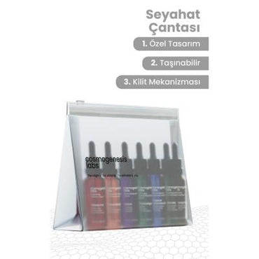 Cosmogenesis Labs Premium Lockable Travel Bag - Secure, Transparent, and Versatile for Travel, Beach, and Daily Use