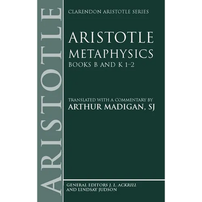 Metaphysics: Books B and K 1-2 - Paperback