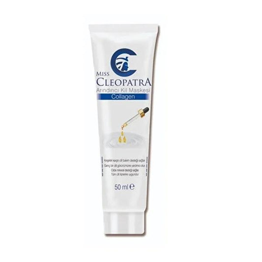 Miss Cleopatra Collagen Face Mask - Natural Skincare, Collagen Support, pH Balanced - 50ml