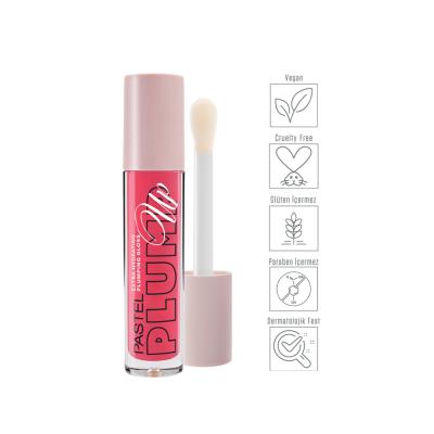 Pastel Vegan Plumping Lip Gloss - 204 Sweet Spicy, Cruelty-Free, Hyaluronic Acid & Aloe Vera
