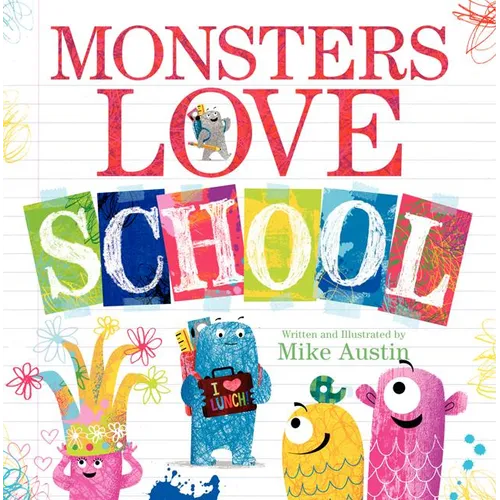 Monsters Love School - Hardcover