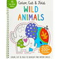 Color, Cut, and Fold: Wild Animals - Paperback