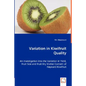 Variation in Kiwifruit Quality - Paperback