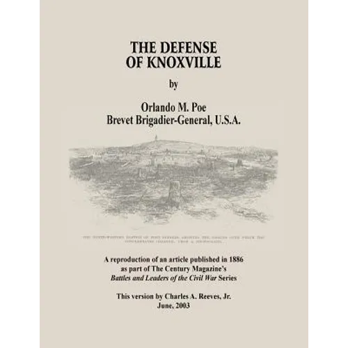 The Defense of Knoxville - Paperback