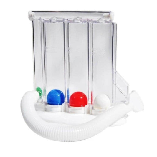 Triflo Breathing Exercise Device for Lung Capacity Improvement - Respiratory Therapy Tool