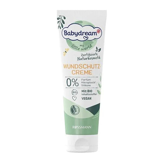 Babydream Natural Diaper Rash Cream for Babies - Fragrance-Free, Vegan, Dermatologically Tested - 2.54 fl oz
