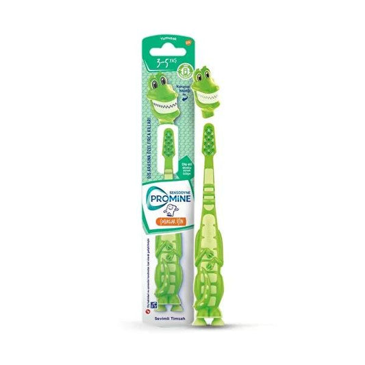 Sensodyne Promine Children's Toothbrush for Kids Aged 3-5 Years - Soft Bristles, Gentle Cleaning, Fun Rabbit Design