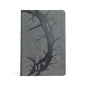 CSB Giant Print Reference Bible, Charcoal Leathertouch - Imitation Leather