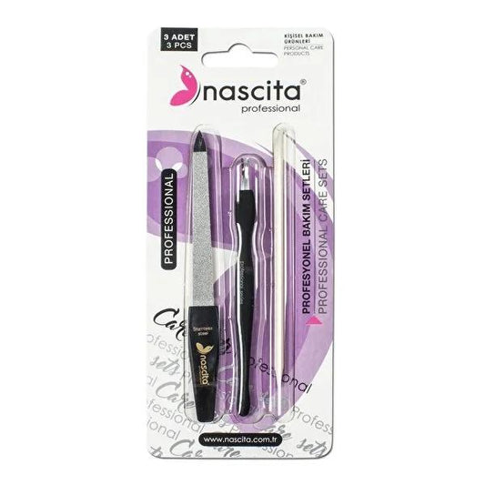 Nascita 3-Piece Nail Care Set - Comprehensive Nail Care Set for Professional At-Home Grooming