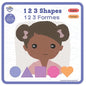 1 2 3 Shapes - 1 2 3 Formes: Bilingual French-English Book, Livre bilingue français-anglais - Paperback